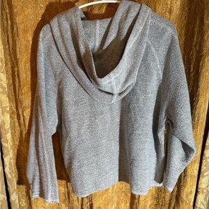Publish Women's Light Gray Hooded Knit Sweater